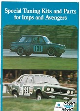 Chrysler Imp & Avenger Special Tuning Kits & Parts 1972-1973 UK Market Brochure