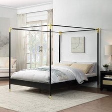 CODICOTE MODERN BEDROOM 4 POSTER BED FRAME - SMALL DOUBLE/DOUBLE/KING