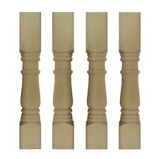 Set of 4 Chunky Pine Refectory Table Legs 115 X 736mm  29" Farmhouse Tables A5RT