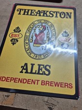 Metal British Beer Sign (Theakstons)
