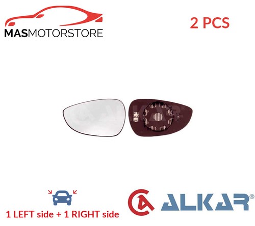 Rear view mirror glass pair - view,