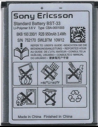 Genuine sony ericsson - sony,