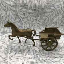 Vintage Solid Brass Horse &