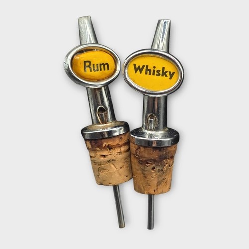Vintage chrome rum whisky - vintage, &
