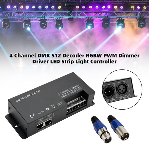 Channel dmx 512 decoder - 512, rgbw
