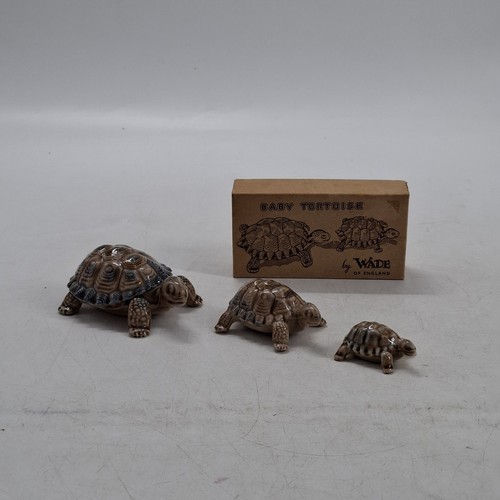 Wade porcelain tortoise family - wade,