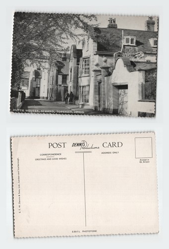 Vintage postcard dutch houses - postcard,