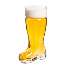 Glass Beer Boot 2 Pint |