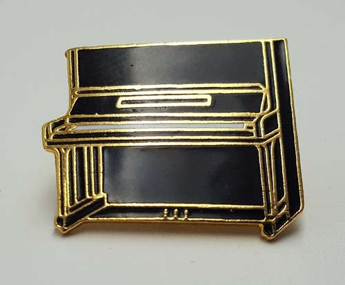 Upright piano pin brooch - piano,