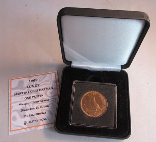 1929 lundy island bronze one - island,