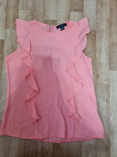 Primark Atmosphere Size 12 Peach Semi Sheet Lightweight Blouse