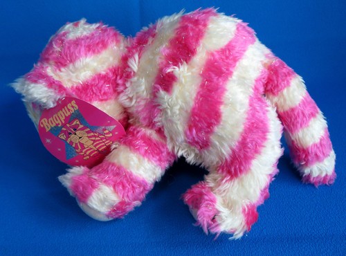 Sparkly fur bagpuss - sparkly, tabby