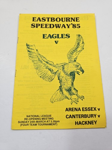 Eastbourne speedway programme - eastbourne,