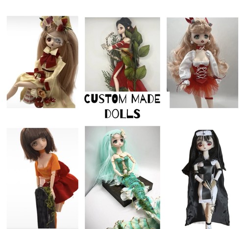 Custom made dolls gothic - dolls,