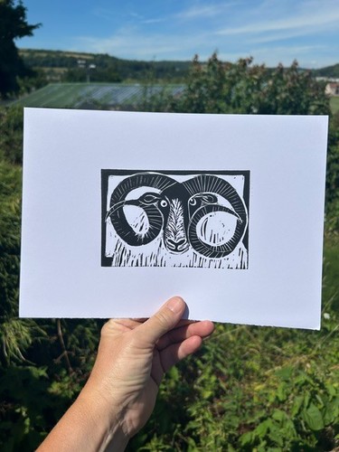 Rams head original handmade - head,