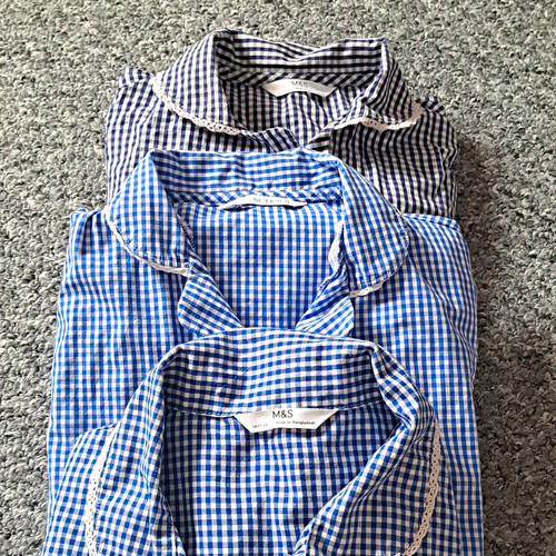 Girls school blue white - school, blue/white
