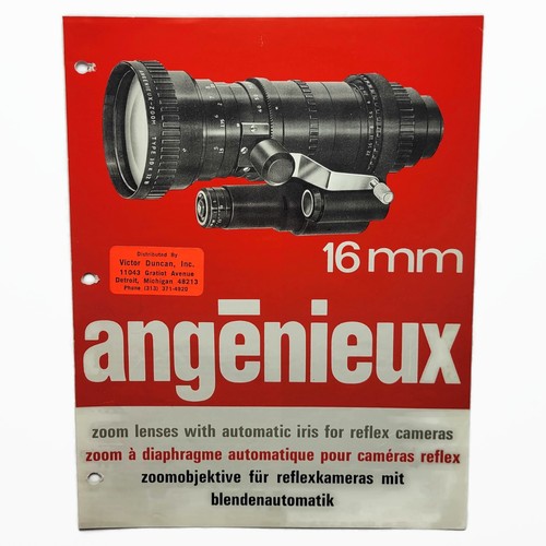 Vintage 1969 angenieux - angenieux, paris