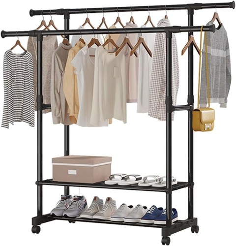 Heavy duty clothes rail - duty, 120kg