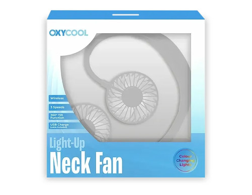 Wearable neck fan 360 - neck, 360°