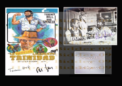 Signed bud spencer - signed, x2