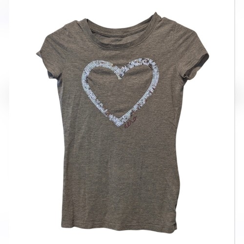 Y2k sequin heart tee - y2k,