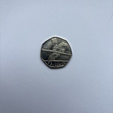 Olympic 50p Equestrian Coin From London 2012 Games Circulated