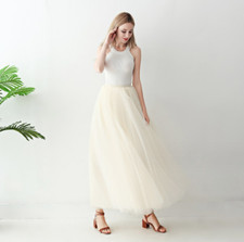 5 Layer Tulle Long Skirt Tutu