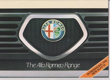 ALFA ROMEO Alfasud Sprint 33 Giulietta Alfetta GTV Alfa 6 brochure - 1983 - mint