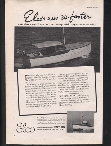 1937 elco motor - 1937, nautical