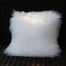 Real Mongolian Fur Cushion