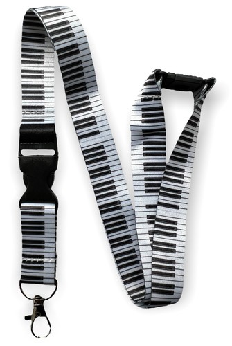 Musical piano keys - keys, lanyard