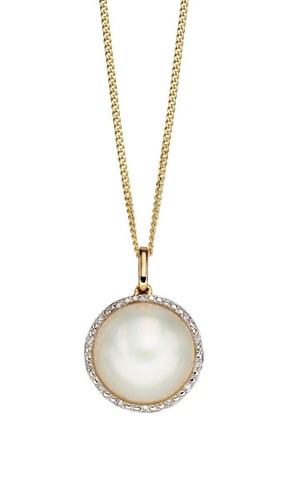 Mabe pearl and diamond - mabe,