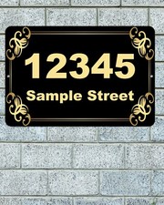 Custom Home Address Sign