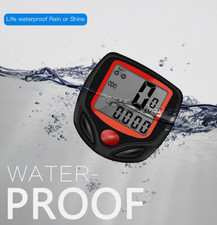 WIRELESS LCD BIKE COMPUTER SPEEDO ODOMETER WATERPROOF SPEEDOMETER CYCLE BICYCLE