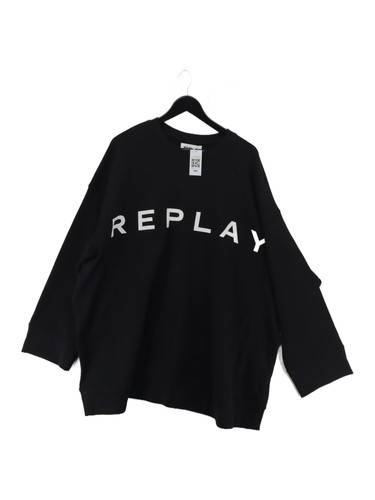 Replay men hoodie xxl - replay, black