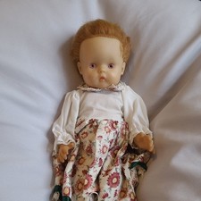 vintage rubber girl doll made in england 