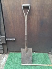 Vintage Garden Spade Dated 1956 Wooden Y Handle Old Digging Tool (#264)