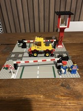Lego 4539 Manual Level Crossing 4546 Maintenance Truck Vintage Train 9v Used