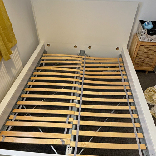 Ikea malm double - double, bed