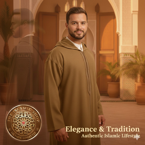 Moroccan men hooded winter - hooded,