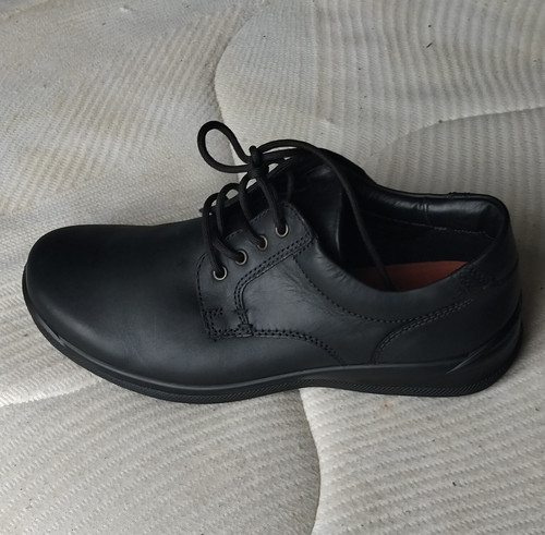 Hotter men black leather - men's,