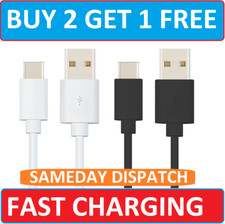 1m 2m 3m Long Fast Charge Type C USB-C Charging Cable Lead Data Sync Charger