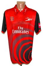 DURHAM JETS CRICKET SHIRT JERSEY GRAY NICOLLS SIZE L ADULT