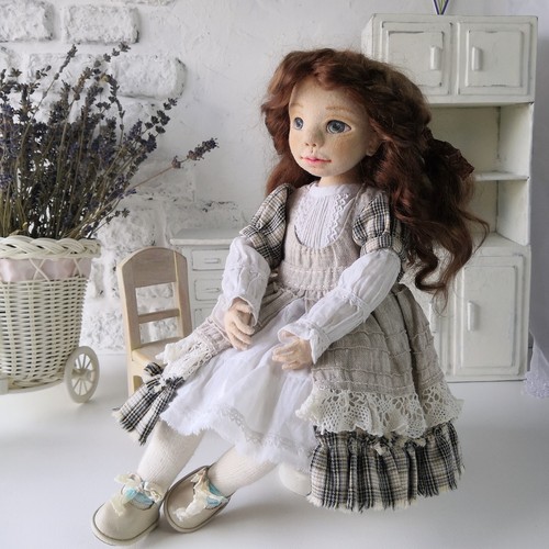 Handmade doll ooak - 14.56, in.