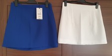 X 2 Zara Smart Skirts - Blue and White - Size Large - Brand new
