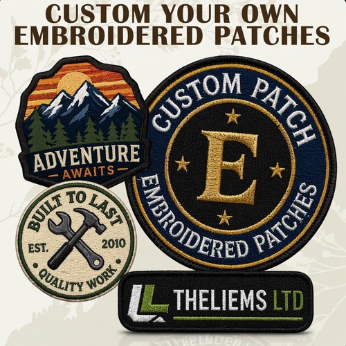 Custom embroidered patch - embroidered,