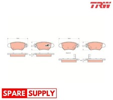 BRAKE PAD SET, DISC BRAKE FOR