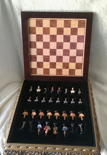 Ornate chess set with - ornate,