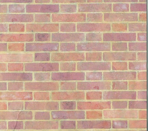 Old brick effect paper dolls - brick,