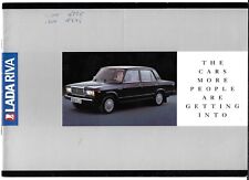 Lada Riva 1988-1990 UK Market Sales Brochure 1200 L 1300 SL 1600 SLX Estate FAIR